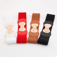 Ceinture Écologique Personnalisable pour Femme – Quatre Saisons, Tendance, Élastique, Boucle en Alliage de Haute Qualité, Nœud Doré pour Ceinture d'Exercice