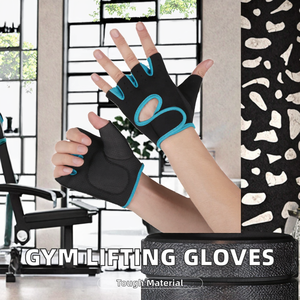 Guanti Sportivi Mezze Dita per Sollevamento Pesi e Attività in Palestra, Guanti in Neoprene per Altri Sport e Accessori - Product Image 2