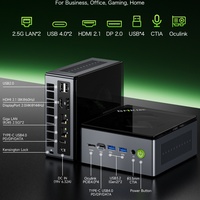Mini PC GMKtec, AMD R7 6850H, 16 Go DDR5, 512 Go SSD, Radeon 680M, WiFi 6, Ordinateur de bureau compact, Usage professionnel/domestique, Certifié CE/FCC