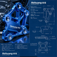 Support de fixation moteur, Corps de papillon, Culasse de carburateur, Bride de collecteur d'admission, CNC Moto Aluminium 6061 7075 Dessin OEM personnalisé