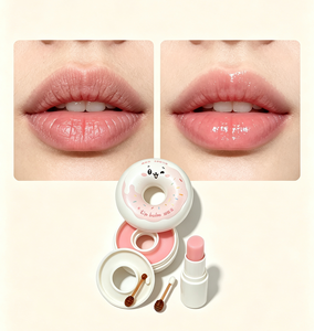 <span class=keywords><strong>Baume</strong></span> à <span class=keywords><strong>lèvres</strong></span> hydratant en gros 12G en forme de donut, parfum lait, à base minérale, en stock – Gommage embellissant saveur fraise et sucre de fruits - Product Image 5