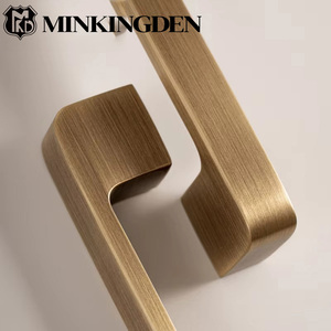 Maniglia Moderna Minimalista in Ottone Massiccio <span class=keywords><strong>per</strong></span> Mobili, Maniglia Lunga Anticata <span class=keywords><strong>per</strong></span> Armadio, Cassetto, Cucina e Camera da Letto - Product Image 3
