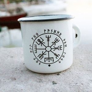 Mug de camping en métal émaillé bicolore personnalisé, écologique et de qualité alimentaire, avec bouchon à vis, pour la vente en gros - Product Image 2