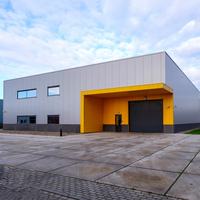 Kit de Construcción Metálica Prefabricada de Acero Ligero de Grado Industrial con Anclaje Reforzado para Almacenes