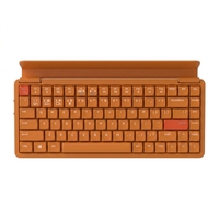 Clavier mécanique sans fil 2,4 GHz à profil bas en alliage d'aluminium 84 touches avec rétroéclairage LED, interrupteurs Kailh, combo BT/USB, nouveau clavier triple