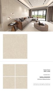 Carreaux de sol muraux élégants en porcelaine brillante 1200x1200 | Premium 120x120 Collection de qualité d'exportation élégante et durable grand format - Product Image 2