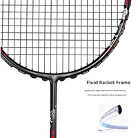 Raquette de badminton professionnelle 4U en fibre de carbone, légère, haute tension, pour l'entraînement et la compétition