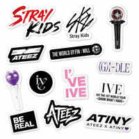Cadeaux de Fans en Gros KPOP, Autocollants Décoratifs en Papier, Washi Tapes et Rubans Adhésifs Masquants Stray Kids ATEEZ (G)I-DLE IVE