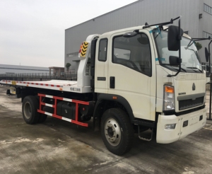 Nouvelle dépanneuse à plat de camion épave de 10 tonnes 4x2 de retrait de bloc de route de Sinotruck Howo - Product Image 4