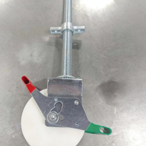 Roue pivotante industrielle pour échafaudage de 8 pouces, roue pivotante en nylon avec frein - Product Image 3