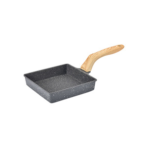 Square Nonstick Tamagoyaki Frying <b>Pan</b> With Wooden Handle For Breakfast Cooking - Product Image 4