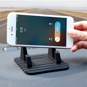 Support de téléphone en silicone imprimé pour tableau de bord de voiture, design créatif, avec support, support de téléphone portable en silicone, porte-cartes - Product Image 6