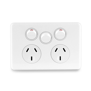 <span class=keywords><strong>Prix</strong></span> d'usine SAA Certificats Australie Standard 10A Horizontal Électrique Double Powerpoints Avec Commutateur Supplémentaire - Product Image 2