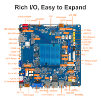 Placa Base Liontron con Procesador Rockchip RK3588, Linux, Placa de Desarrollo Android, VBO 4K HD-MI 8K ITX Mini PC X86, Computadora Industrial