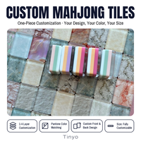 Mahjong de luxe américain de qualité supérieure, couleur chocolat, 160 tuiles, pour jeux de divertissement familial, vente chaude