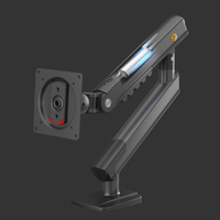 Bras de moniteur ergonomique à ressort à gaz NB pour écrans de 17 à 32 pouces avec mouvement complet, inclinaison, rotation et gestion des câbles optimisée