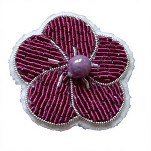 Broche de calabaza con bordado a mano de alambre de oro, tela de lona personalizable, estilo clásico de alta calidad, color sólido, con imperdible - Product Image 5
