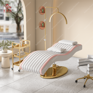 <span class=keywords><strong>Table</strong></span> <span class=keywords><strong>de</strong></span> <span class=keywords><strong>Massage</strong></span> Moderne Luxe Noir et Or, Lit <span class=keywords><strong>de</strong></span> Soin Facial Cosmétique, Lit Inclinable pour Extension <span class=keywords><strong>de</strong></span> Cils, pour Salon <span class=keywords><strong>de</strong></span> Beauté et Spa - Product Image 4