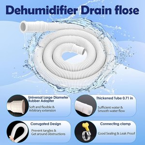 Repuestos para Lavadora Jade Hill, Manguera de Desagüe Flexible de Plástico PP PVC de 3 Pulgadas con 1 Año de Garantía - Product Image 6