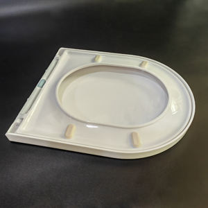 <span class=keywords><strong>Tapa</strong></span> de inodoro de PP estándar europeo con cierre suave para <span class=keywords><strong>WC</strong></span> - Product Image 4