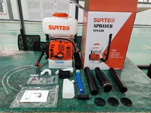 Pulvérisateur à dos <span class=keywords><strong>manuel</strong></span> à essence 2 temps, pulvérisateur agricole professionnel, 14 L liquide et <span class=keywords><strong>poudre</strong></span>, 56,5 cc, 15-20 m, NTS420 - Product Image 2