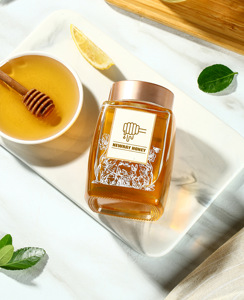 Nhà máy trực tiếp orcio rõ ràng miệng rộng mật ong mứt thạch siêu <span class=keywords><strong>Flint</strong></span> lưu trữ lọ thủy tinh và container với nắp - Product Image 3