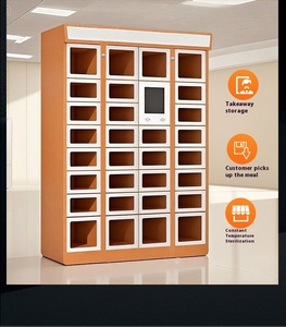 Thông minh bền kim loại có thể khóa thực phẩm giao hàng tủ khóa với mã khóa màn hình kỹ thuật số đa ngăn sử dụng trường học - Product Image 2