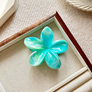 Pinzas <span class=keywords><strong>de</strong></span> <span class=keywords><strong>pelo</strong></span> <span class=keywords><strong>de</strong></span> plástico con forma <span class=keywords><strong>de</strong></span> flor QianJin para mujeres y niñas, pinzas <span class=keywords><strong>de</strong></span> <span class=keywords><strong>pelo</strong></span> coloridas <span class=keywords><strong>de</strong></span> plumeria, accesorios dulces para el cabello estilo hawaiano <span class=keywords><strong>de</strong></span> playa. - Product Image 5