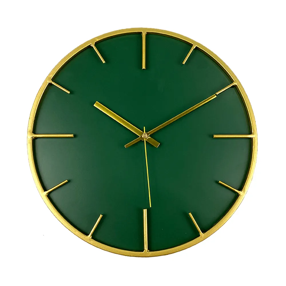 12 дюймов простой дизайн бесшумные деревянные и металлические настенные часы