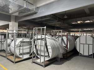 حفلات زفاف خارجية بلاستيكية بيضاء قابلة للطي للحديقة 6 أقدام مستديرة من الحفلات والمناسبات - Product Image 3