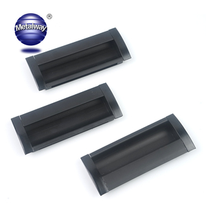 Alça de metal embutida decorativa de liga de alumínio, gaveta escondida - Product Image 5