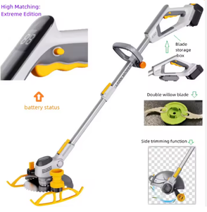 Cordless High Power 21V Lithium Battery Lawn <b>Mower</b> <b>Push</b>-Type Multi-Function Adjustable Height Grass Cutter S-131 Eco- - Product Image 6