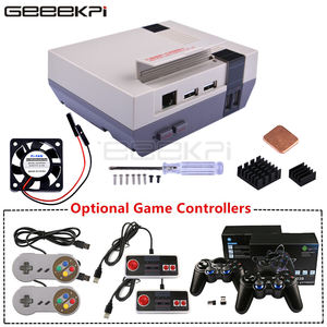 GeeekPi NESPi Case+ Plus <span class=keywords><strong>Kit</strong></span> Retroflag com Ventilador + Controladores de Jogo Sem Fio Opcionais SNES/Turbo/<span class=keywords><strong>2</strong></span>.4G para <span class=keywords><strong>Raspberry</strong></span> <span class=keywords><strong>Pi</strong></span> 3 B+ /3/2B - Product Image 2