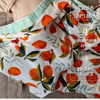 4-laags bamboe katoenen mousseline luierslaapzak 47x47 inch mousseline luierslaapzakken voor pasgeborenen & baby's
