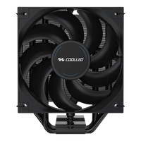 Refroidisseur d'air pour processeur COOLLEO B60S BK, dissipateur thermique à 6 caloducs, refroidissement du boîtier d'ordinateur, jeu, LGA 115X 1200 1700 1851 pour TDP250W, fluide