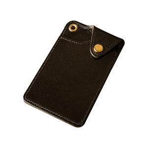 Sac d'identification en cuir véritable ultra-mince simple porte-carte porte-carte en cuir mensuel - Product Image 6