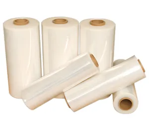 Gegoten China Fabrikant Prestretch Plastic Roll Stretch Folie Voor Hand En Machine Gebruik Grs Gecertificeerde Recycle Pcr Stretch Film