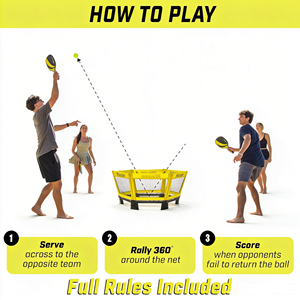 <span class=keywords><strong>Filet</strong></span> <span class=keywords><strong>de</strong></span> pickleball <span class=keywords><strong>de</strong></span> haute qualité et pratique avec poteaux en téton et maille en téton pour les sports <span class=keywords><strong>de</strong></span> plein air - Product Image 4