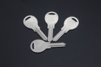 Clé vierge en fer à coupe rapide, pour machine de duplication de clés, en matériau durable, pour serrurier