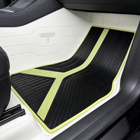 Nouvelle tendance Tapis de sol de voiture en caoutchouc latex imperméable résistant aux taches Protection toutes saisons pour Tesla Model Y Utilisation spéciale