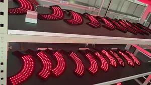 Stivali da terapia a luce rossa flessibile a infrarossi a LED personalizzati di fabbrica pad 660nm 850nm per cani da cavallo con terapia della luce rossa