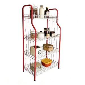 Moderno Escurridor de Platos de Hierro Fundido, Organizador de <span class=keywords><strong>Cocina</strong></span> Plegable con Niveles Ajustables para Almacenamiento de Ollas - Product Image 1