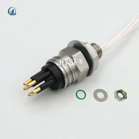 Conector Subacuático Subconn de Doble Cabeza MCIL5F/5F para ROV, de Acero Inoxidable, Enchufable, para Uso Submarino Húmedo, Modelo SeaconMCBH5M