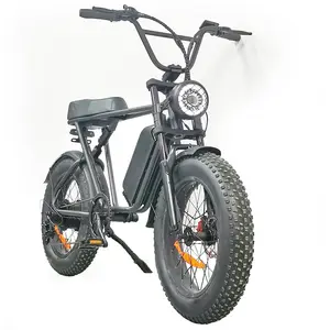 Sepeda gunung elektrik 1000w, sepeda listrik kuat dengan 7 kecepatan sepeda gunung EU/USA/UK