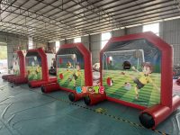 Offre Spéciale jeux de carnaval en plein air cible de football jeu de tir de football gonflable en pvc pour la fête et les événements