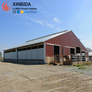 Cheap Durable Steel Structure Prefab Farm Building For Cow Barn Sheep/cattle/dairy/goat House Poultry Sheds Piggery Construction