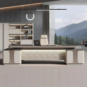 Escritorio Ejecutivo Ekintop EK-KC-01 Muebles de Oficina Modernos con Mesa Lateral para Espacio de Trabajo de Directores - Product Image 1