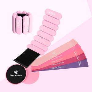 Silicone Mắt Cá Chân Trọng Lượng 2lb Có Thể Điều Chỉnh Tập Luyện Cổ Tay Trọng Lượng Cho Phụ Nữ Người Đàn Ông Mắt Cá Chân Hoàn Hảo Trọng Lượng Cho Yoga Pilates Biểu Tượng Tùy Chỉnh - Product Image 3