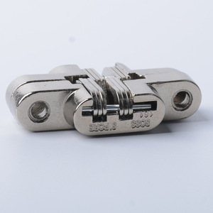 Bisagra cruzada oculta para puerta plegable, aleación de zinc, 2.5 mm de grosor, montaje empotrado, diseño moderno, herrajes para muebles - Product Image 3