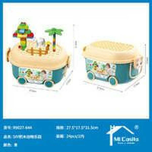 Fai da te scala 1:8 ABS plastica costruzione giocattolo Kit parco animale blocchi per bambini modello educativo nuovo per natale - Product Image 1